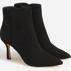 J. Crew Black Ankle Boots